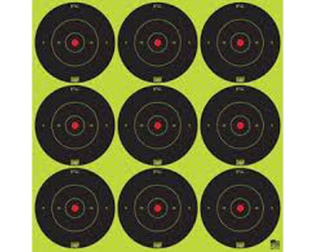 Pro-Shot Products®  Splattershot Green Bullseyes Peel & Stick 2" - (108qty)