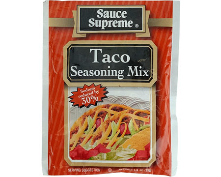 Sauce Supreme® Seasoning Packet - Taco