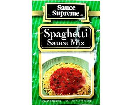 Sauce Supreme® Seasoning Packet - Spaghetti Sauce