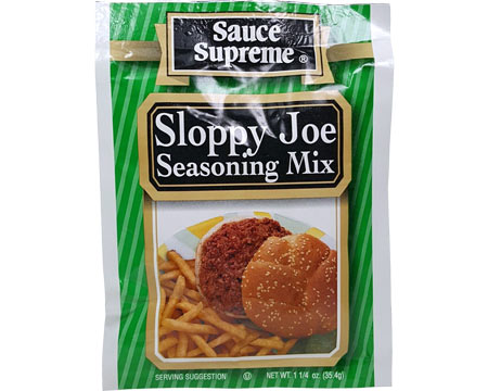 Sauce Supreme® Seasoning Packet - Sloppy Joe