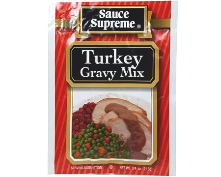 Sauce Supreme® Seasoning Packet - Turkey Gravy
