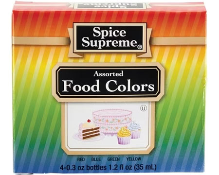 Spice Supreme® Food Coloring - 4 pack