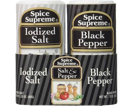 Spice Supreme® Salt & Pepper Shaker Set