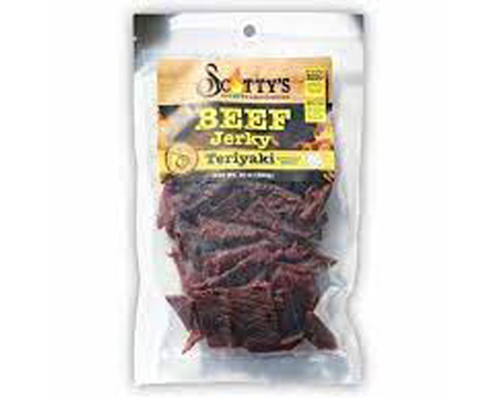 Scotty's Country Smokehouse® Naturally Smoked Teriyaki Beef Jerky - 10 oz