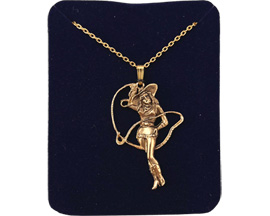 Montana Silversmiths® Gold-Plated Whoopie Girl Necklace