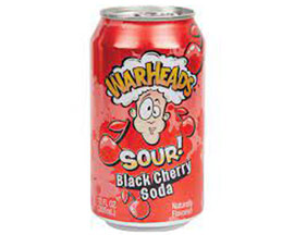 Warheads® 12 oz. Sour Soda - Black Cherry Soda
