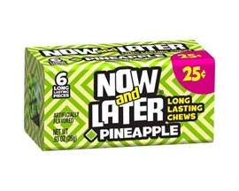 Now And Later® 6-piece Original Candies - Pineapple