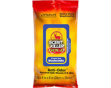 Scent Killer® Anti-Odor Gold Field Wipes - 24 Wipes