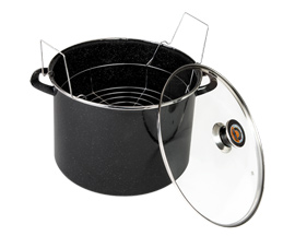 Granite Ware® 21 qt. Canner with Rack and Glass Tempered Lid