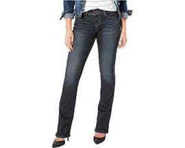 Silver Jeans Co.® Women's Suki Mid Rise Slim Bootcut Jeans - Indigo