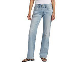 Silver Jeans Co.® Women's Suki Mid Rise Trouser Leg Jeans - Indigo