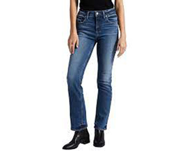 Silver Jeans Co.® Women's Avery High Rise Slim Bootcut Jeans - Indigo