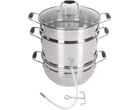 VKP Brands® Stainless Steel Steam Juicer