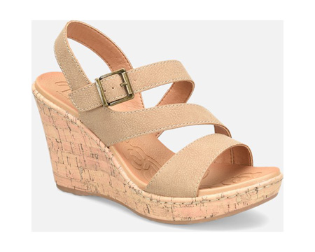 Boc® Women's Schirra High Wedge Sandal - Natural Nubuck