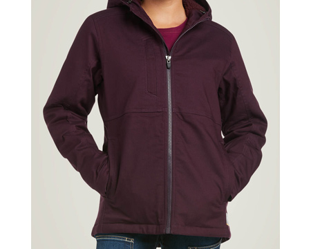 Ariat® Women's Rebar DuraCanvas Insulated Jacket - Plum Perfect