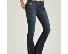 Ariat® Women's Rebar DuraStretch Riveter Boot Cut Jeans - Hallow