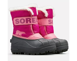 Sorel® Children's Snow Commander Snow Boots - Tropic Pink/Deep Blush