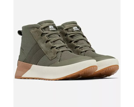 Sorel® Women's Out N About III Mid Sneakers - Stone Green/Gum