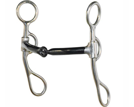 Partrade® 5-1/8 in. Stainless Steel Argentine Snaffle Bit - Short Shank