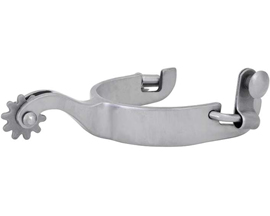 MetaLab® Youth Plain Roper Spurs - Polished Steel