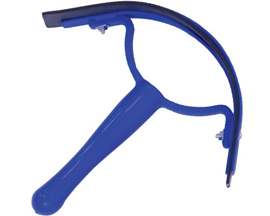 Partrade® Plastic Sweat Scraper with Rubber Blade - Blue