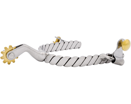 MetaLab® Twisted Rope Large Spurs - Stainless Steel