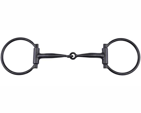 Cowboy Tack® 5 in. Western Dee Snaffle Bit - Black Satin