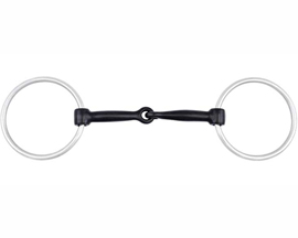 Cowboy Tack® 5 in. Sweet Iron Loose Ring Snaffle Bit - Stainless Steel