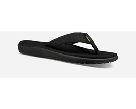 Teva® Men's Voya Flip Flop Sandals - Brick Black