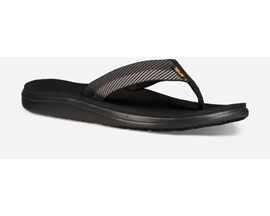 Teva® Men's Voya Flip Flop Sandals - Vori Black Gray
