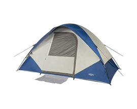 Wenzel® Tamarack 6 Person Dome Camping Tent - Blue / White