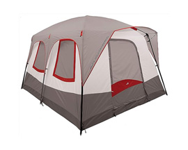 ALPS Mountaineering® Camp Creek Two Room Camping Tent - Gray / Red