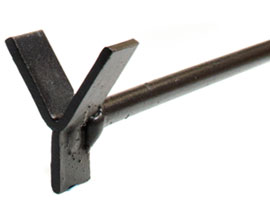 Rustic Ironwerks Letter "Y" Steak Branding Iron