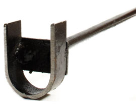 Rustic Ironwerks Letter "U" Steak Branding Iron