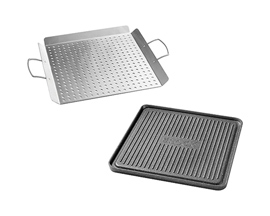 Starfit® The Rock Reversible Grill and Griddle - 2 Piece