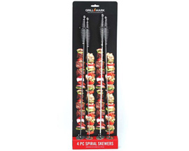 Grill Mark® Steel Spiral Skewers - 4 Piece