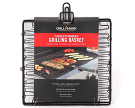 Grill Mark® Steel 13 in. x 12 in. Grill Basket - 1 Pack