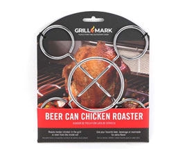 Grill Mark® Stainless Steel 6 in. x 6 in. Beer Can Poultry Roaster - 1 Pack
