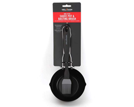 Grill Mark® Stainless Steel Sauce Pot & Basting Brush Set - 1 Pack