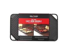 Grill Mark® Dual Sided 16.75 in. x 9.5 in. Cast Iron Griddle - 1 Pack