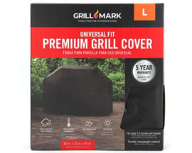 Grill Mark® Universal Fit 65 in. x 20 in. x 45 in. Large Grill Cover - Black