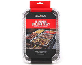 Grill Mark® Aluminum 8.5 in. x 6 in. Grilling Trays - 12 Pack
