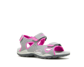 Kamik® Kids' Lobster 2® Sandals - Dark Grey/Pink