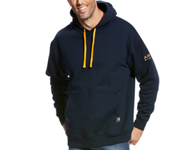 Ariat® Men's Rebar Workman Hoodie - Navy Blue