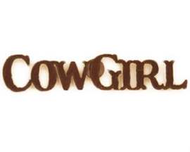 Rustic Ironwerks Cowgirl Magnet