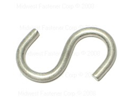 Midwest Fastener® Stainless Steel "S" Hooks - Large Wire