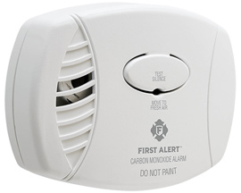 Resideo® First Alert Plug-In Carbon Monoxide Alarm with 9V Battery Backup - 1039734