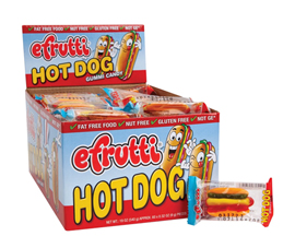 Efruttie® Gummi Hot Dogs - Singles
