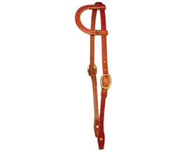 Sliding One Ear Headstall with Screw
