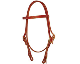 Straight Browband Headstall with Quick Change